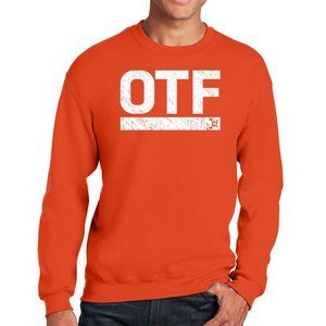 Orange Theory DISTRESSED OTF Orange crewneck Sweatshirt